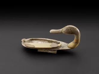 Caja de tocador en forma de pato, Alalakh (ahora Tell Atchana) Siria, c.2000-1800 a.C.